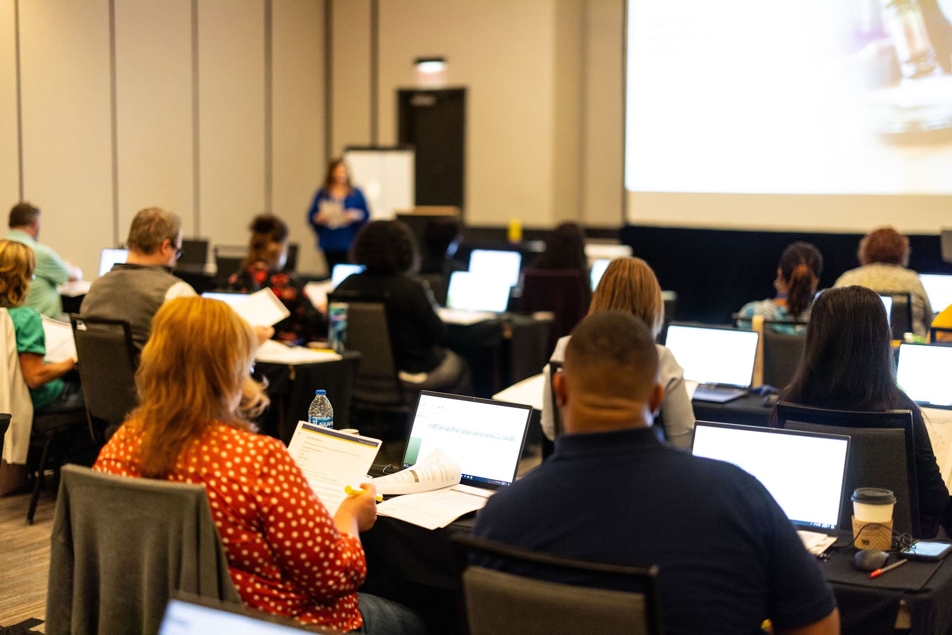 Secure testing center with individual workstations