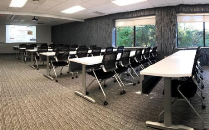 Training Room Design for Classroom Set Up